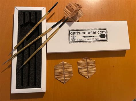 Megadarts V3 limitierte 24 Karat GOLD EDITION Dart Pfeile.